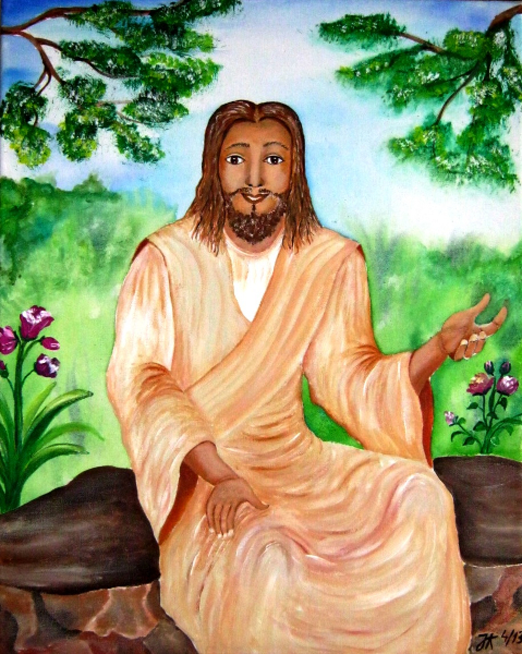 Jesus beim unterrichten