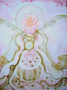 Erzengel-Gabriel gemalt von Jadranka Keilwerth