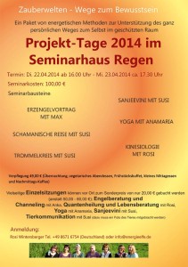 Projekt-Tage Seminarhaus Regen